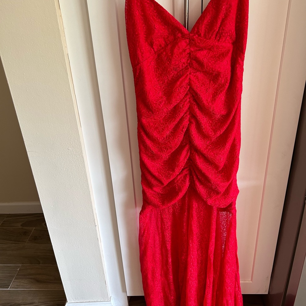 Lovers and friends gorgeous lace long dress with lace